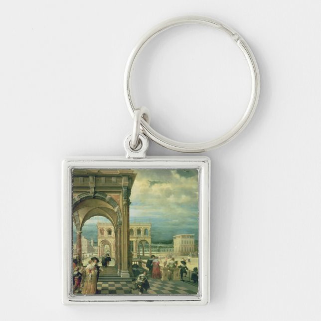 Italian Palace, 1623 Keychain (Front)