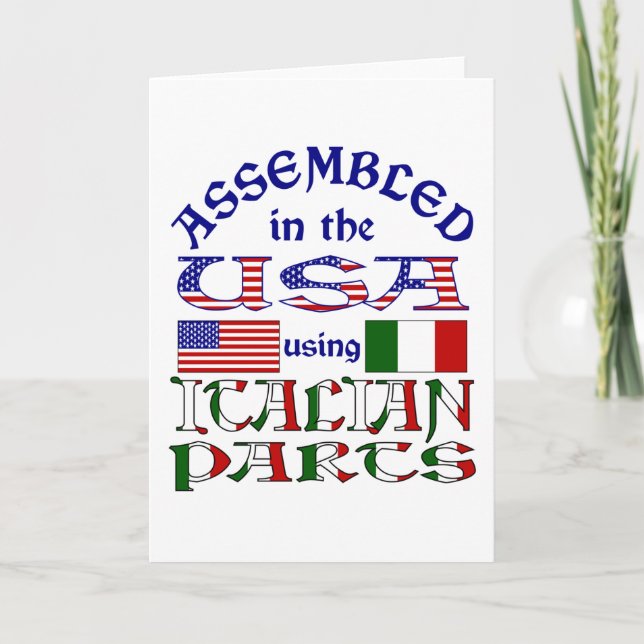 Italian Parts Holiday Card (Front)