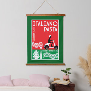 Italian Pasta Art Hanging Tapestry