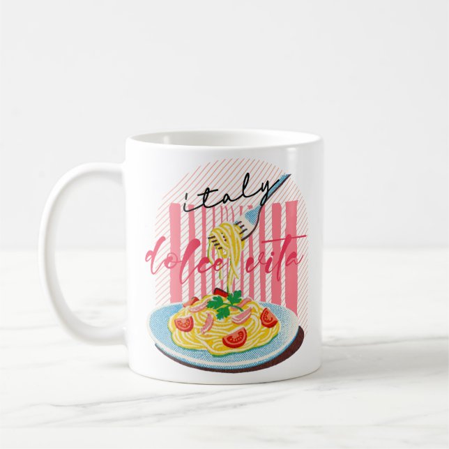 Italian Pasta Spaghettis  Coffee Mug (Left)