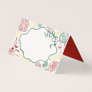 Italian Pasta Thats Amore Place Card Table Decor