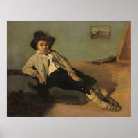Italian Peasant Boy, Jean-Baptiste- Corot Fine Art