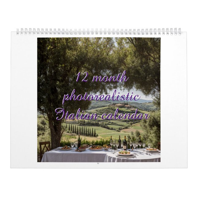 Italian Photorealistic Calendar  (Cover)
