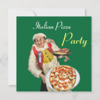ITALIAN PIZZA PARTY , RESTAURANT black green