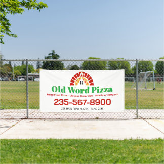 Italian Pizza Restaurant Banner