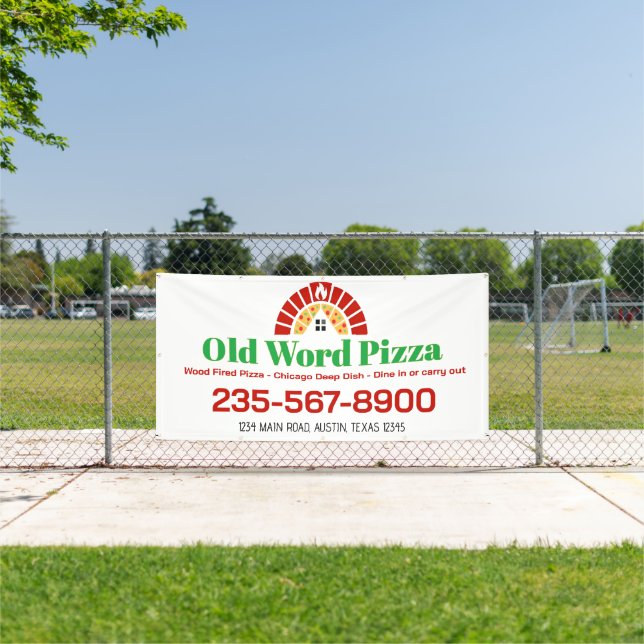 Italian Pizza Restaurant Banner (Insitu)