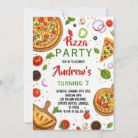 Italian Pizzeria Feast Cooking Birthday