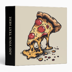 Italian Pizzeria Pizza Kitchen Add Your Text Binder