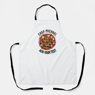 Italian Pizzeria Pizza Kitchen or Restaurant Round Apron