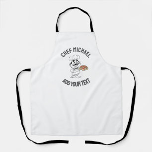 Italian Pizzeria Pizza Kitchen or Restaurant Round Apron