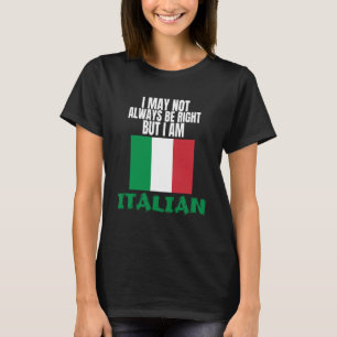 Italian Pride Italia Proud To Be Italian Heritage  T-Shirt