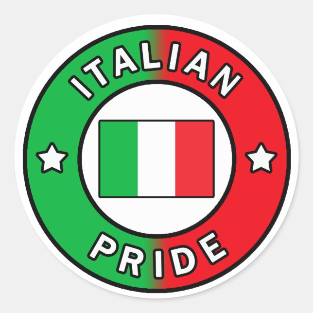 Italian Pride sticker (Front)