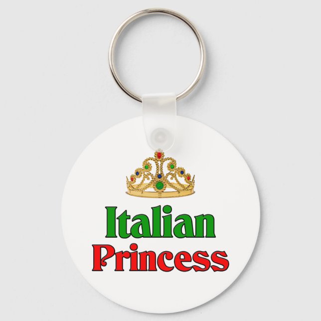 Italian Princess Keychain (Front)