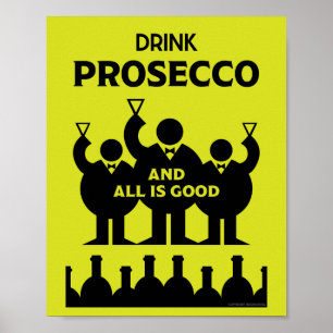 Italian Prosecco sparkling wine    Poster