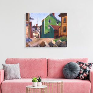 Italian Quarter, Gloucester   Edward Hopper   Canvas Print