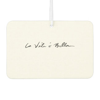 italian quote la vita é bella Stone coaster Air Freshener