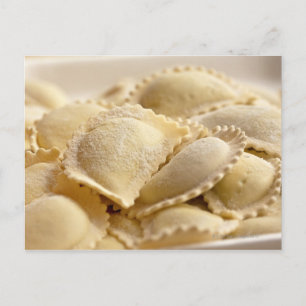 italian ravioli postcard