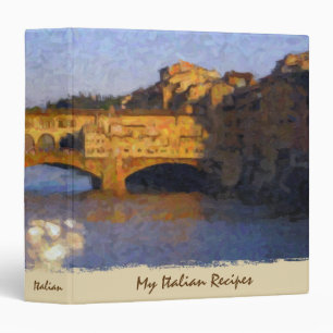 Italian Recipe and Travel Binder