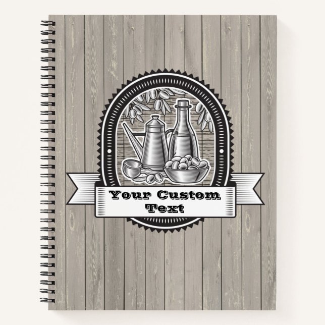 Italian Recipe Book or Journal (Front)