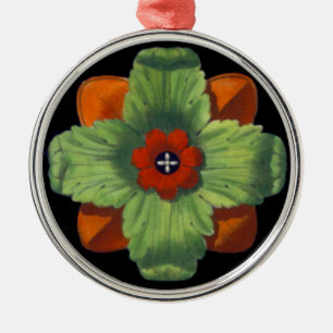 Italian Renaissance Architectural Rosette No. 4 Metal Ornament