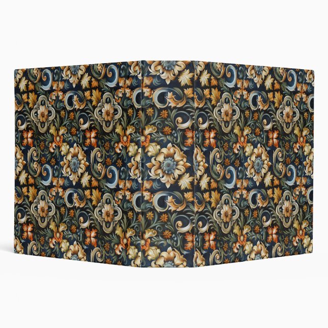 Italian Renaissance in Blue  Binder (Background)