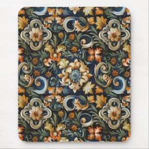 Italian Renaissance in Blue Mouse Pad