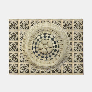 Italian Renaissance Marble Pattern Doormat
