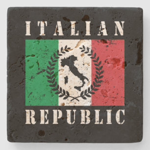 Italian Republic Stone Coaster