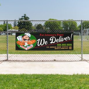 Italian Restaurant Pizzeria Pizza We Deliver  Banner