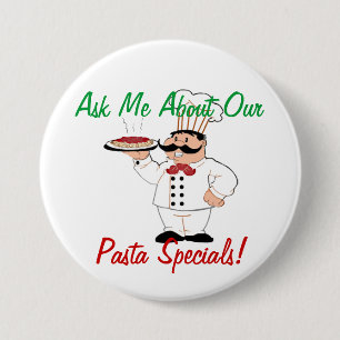 Italian Resturant Specials 3 Inch Round Button