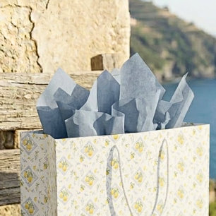 Italian Riviera Breezy Azure Blue Tissue Paper