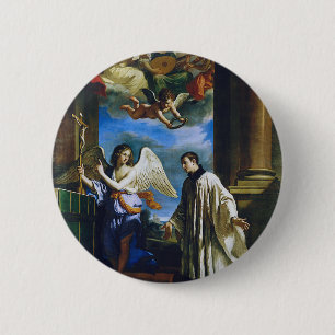 Italian Saint Aloysius Gonzaga 2 Inch Round Button