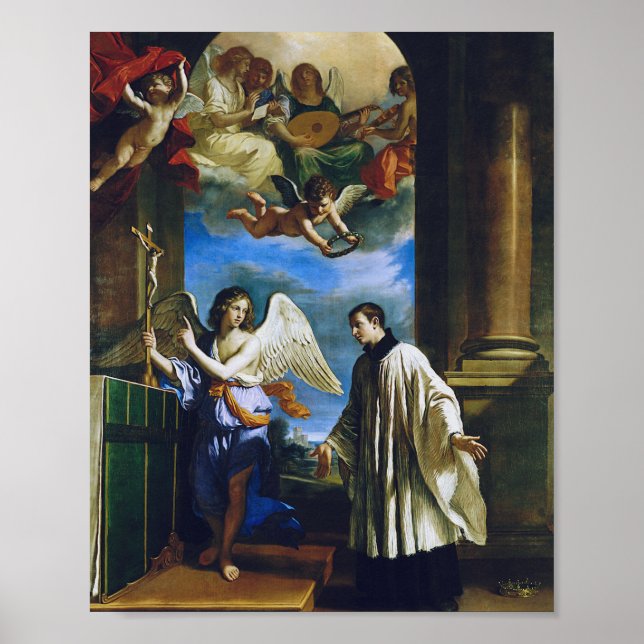 Italian Saint Aloysius Gonzaga Poster (Front)