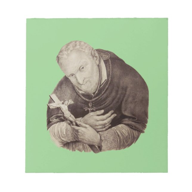 Italian Saint Alphonsus Liguori Notepad (Front)