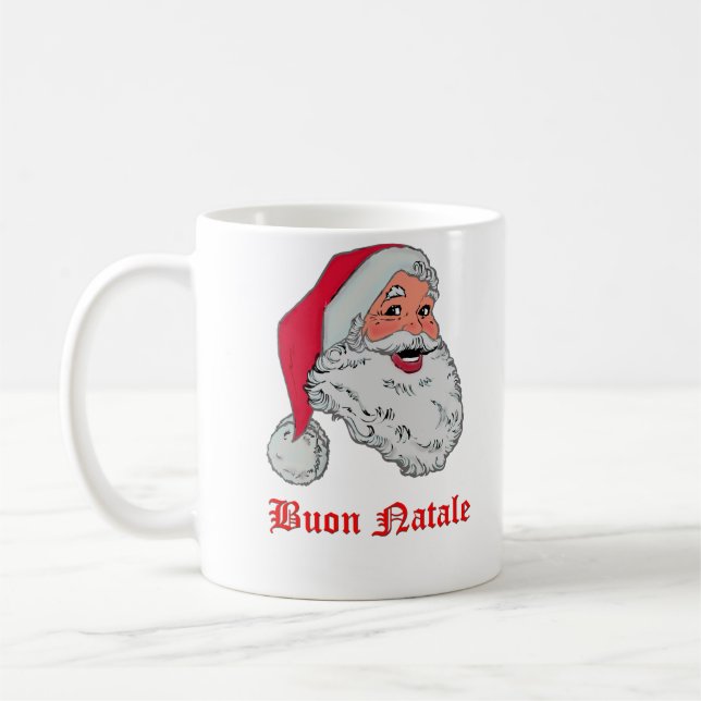 Italian Santa Mug (Left)