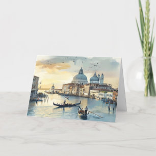 "Italian Scene Birthday Card