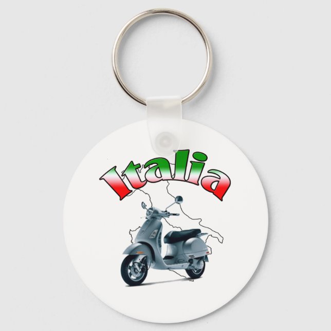 Italian Scooter Keychain (Front)