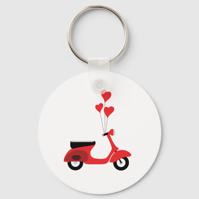 Italian Scooter Keychain (Front)
