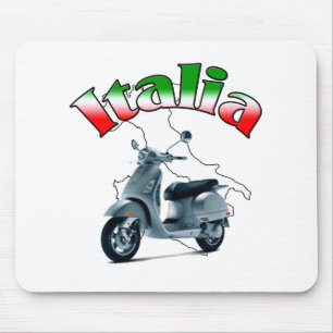 Italian Scooter Mouse Pad