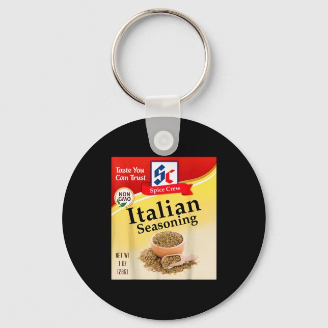 Italian Seasoning Condiment Costume Holiday Sce Co Keychain (Front)