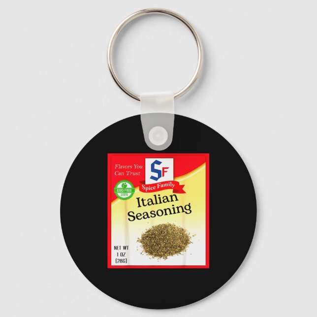 Italian Seasoning Sce Group Costume Family Matchin Keychain (Front)