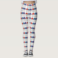 Italian Shaved Ice Snocone Snow Cone Food Leggings