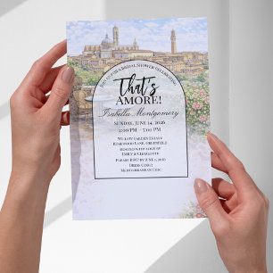 Italian Siena That’s Amore Bridal Shower Invitation
