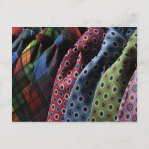 Italian Silk Neckties Postcard