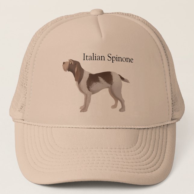Italian Spinone brown roan hat (Front)