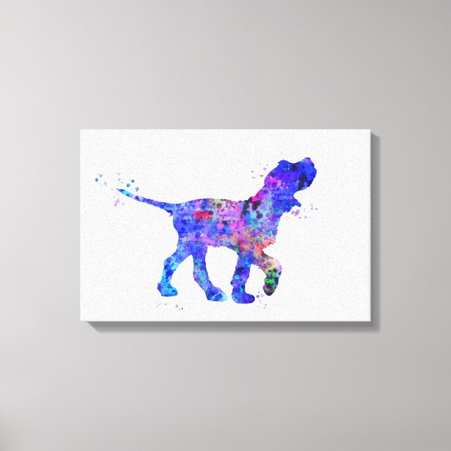 Italian Spinone Canvas Print (Front)