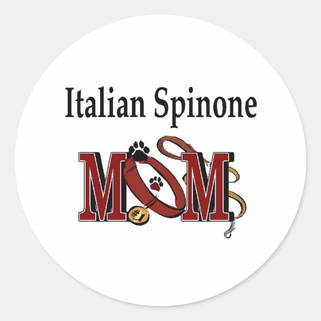 Italian Spinone Mom Sticker (Front)