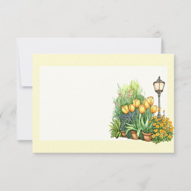Italian Spring Clipart Card (Front)