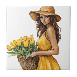 Italian Spring Clipart Tile