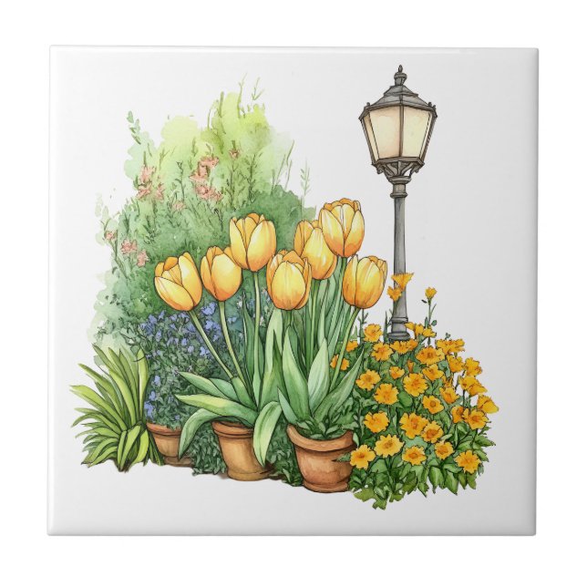 Italian Spring Clipart Tile (Front)